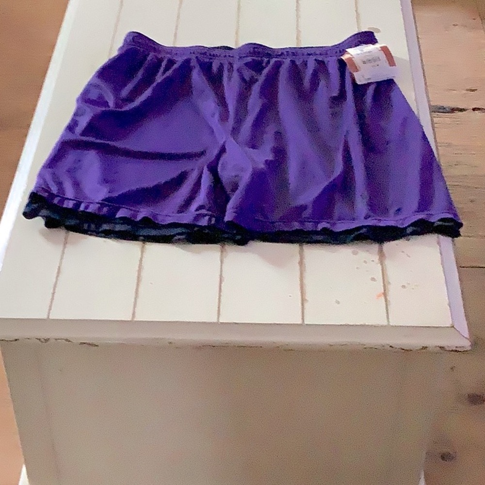 Mens new purple and black nylon reversible shorts with tags